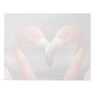 Bloc-note Flamant rose Valentine
