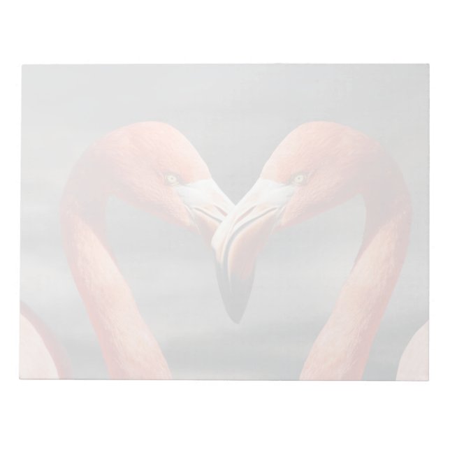 Bloc-note Flamant rose Valentine (Devant)