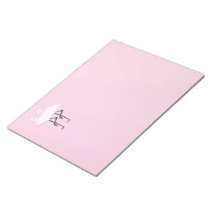 Bloc-note Flamants roses roses