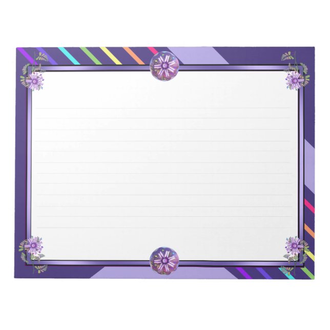 Bloc-note Fleur dans le désert (Devant)