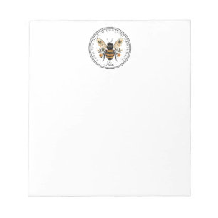 Bloc-note Fleur de abeille décorative