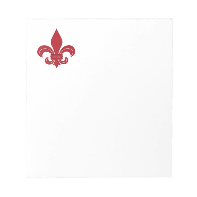 Bloc-note Fleur de Lis (Devant)