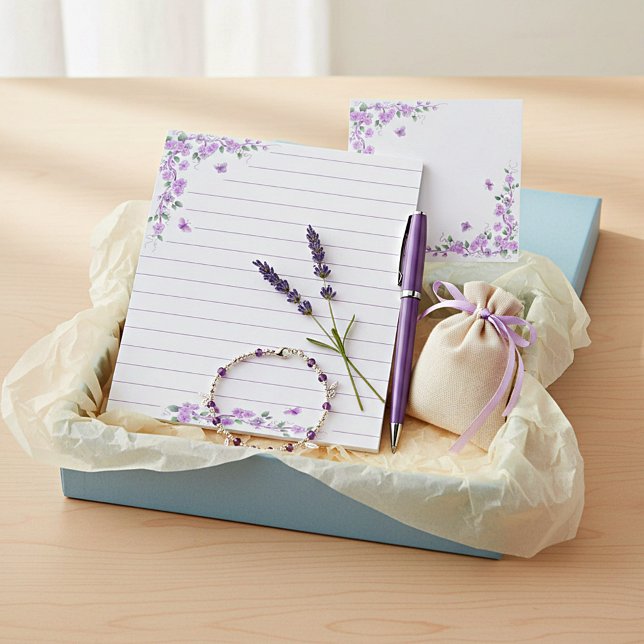 Bloc-note Fleur de vigne pourpre (Créateur téléchargé)