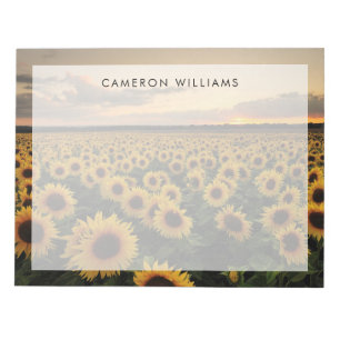 Bloc-note Fleurs Champ de Tournesols