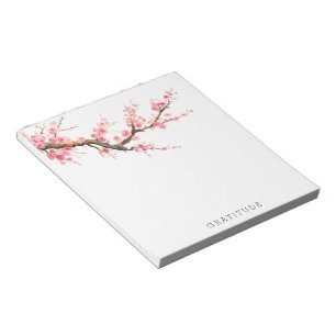 Bloc-note Fleurs de cerise en fleurs Gratitude