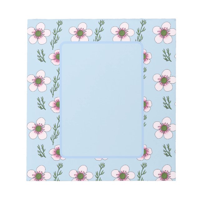 Bloc-note Fleurs de Manuka (Devant)