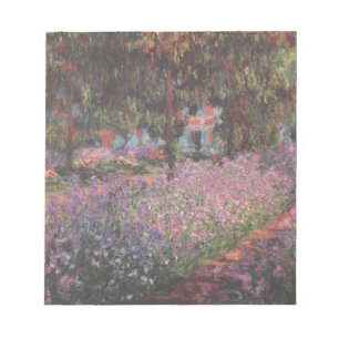 Bloc-note Fleurs de Monet Artiste Jardin Giverny vignes art