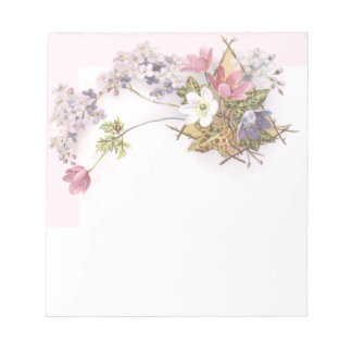 Bloc-note Fleurs et Ivy Victorian Trade Card