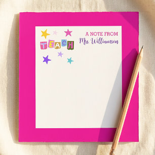 Bloc-note Fleurs Florales Personnalisées pour Appréciation d