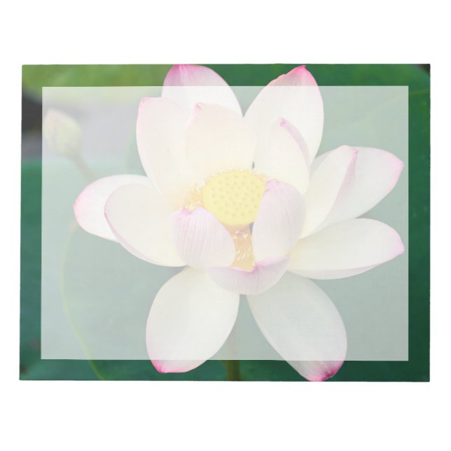 Bloc-note Fleurs | Lotus Fleur d'eau (Devant)