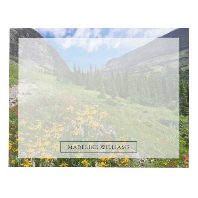 Bloc-note Fleurs | Montana Flower Path (Devant)