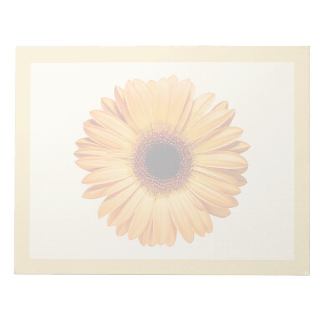 Bloc-note Fleurs | Orange Gerbera (Devant)