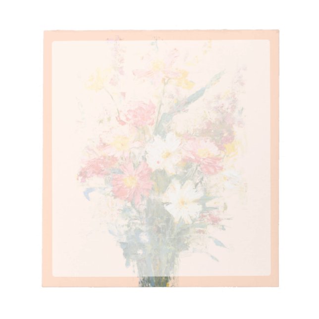 Bloc-note Fleurs Pastel (Devant)