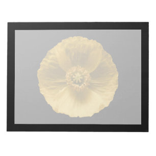 Bloc-note Fleurs   Pavot jaune