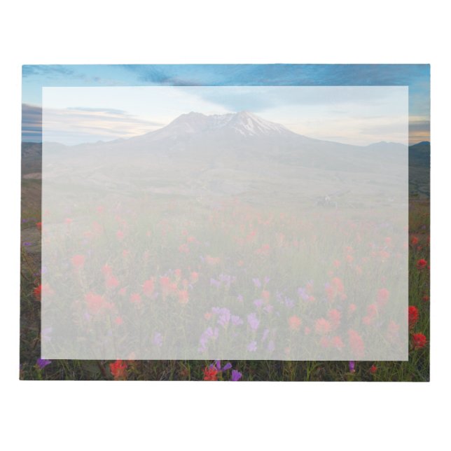 Bloc-note Fleurs | Pinceau indien & Penstemon (Devant)