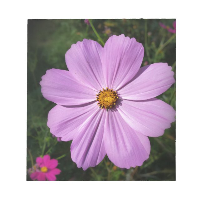 Bloc-note fleurs rose vif (Devant)