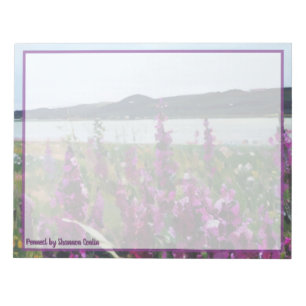 Bloc-note Fleurs sauvages au bord de la rivière - Papeterie 