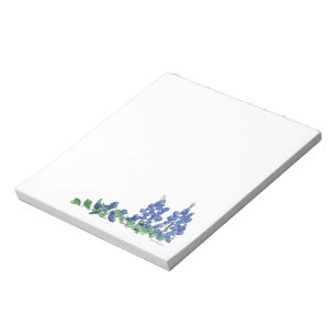 Bloc-note Fleurs sauvages Bluebonnet, Fleurs texanes