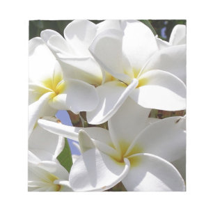 Bloc-note Fleurs tropicales de Plumeria