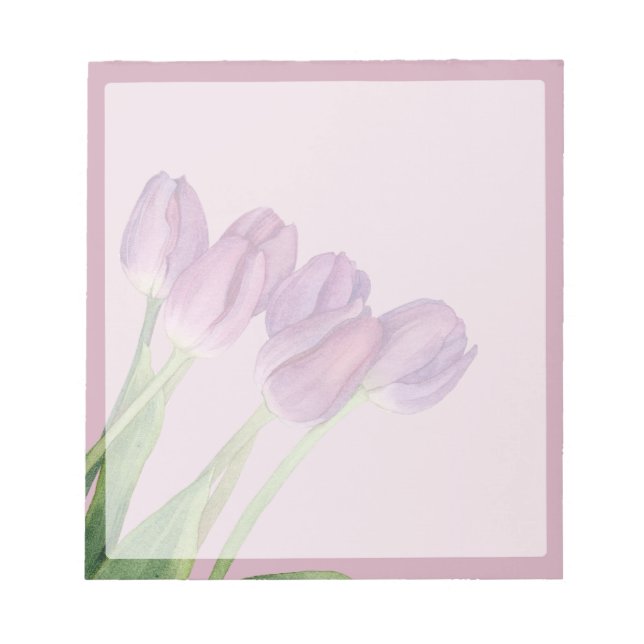 Bloc-note Fleurs violettes (Devant)