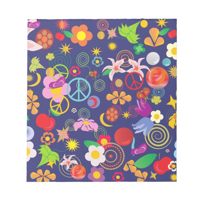 Bloc-note Floral boho (Devant)