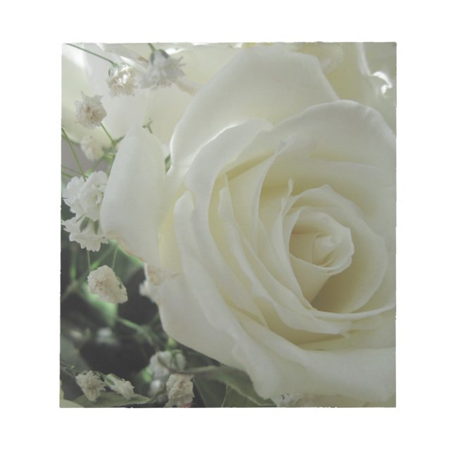 Bloc-note Floral rose (Devant)