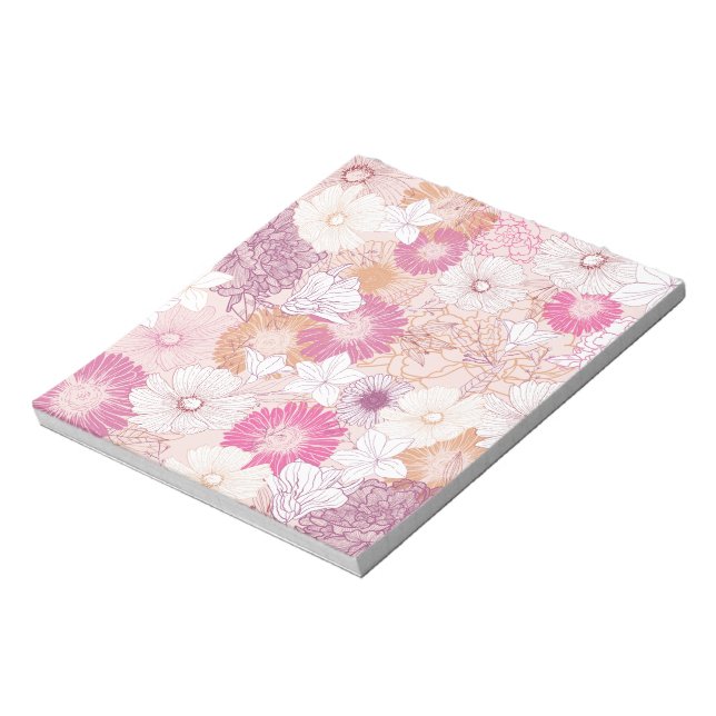 Bloc-note Floral Sans Couture  (Tourné)