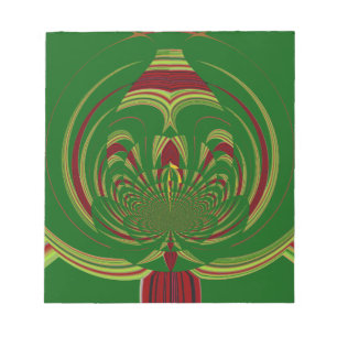 Bloc-note Flore verte