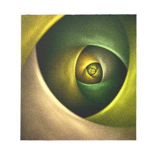 Bloc-note Flore verte Florale moderne Art Abstrait Motif #23