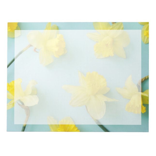 Bloc-note Flowers (homonymie) | Daffodils (Devant)