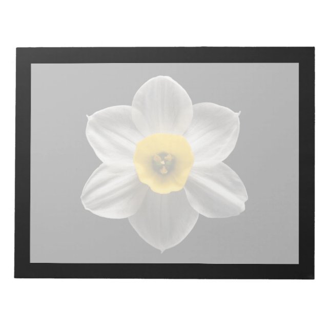 Bloc-note Flowers (homonymie) Flower blanc (Devant)