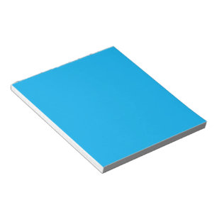 Bloc-note Fond Bleu Cyan Uni