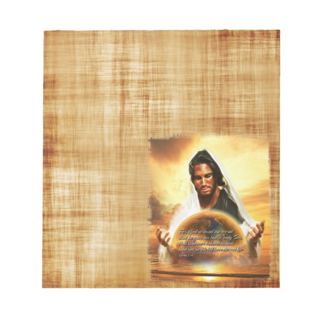 Bloc-note For God so Loved the World..Options (Devant)