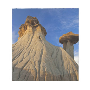 Bloc-note Formations de Badlands dans le parc d'État de Mako