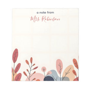 Bloc-note Formes Abstraites souples Appréciation personnalis