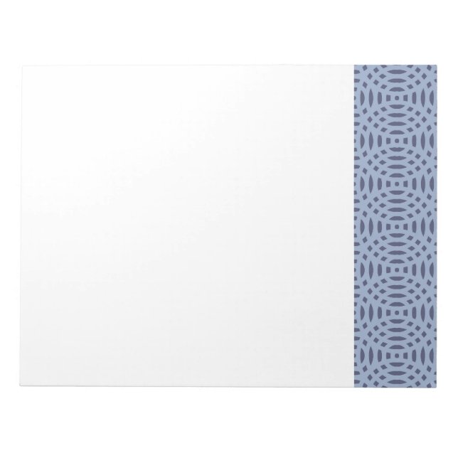 Bloc-note formes circulaires motif sans couture (Devant)