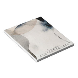 Bloc-note Formes d'aquarelle Terre Abstraite Entraîneur de v