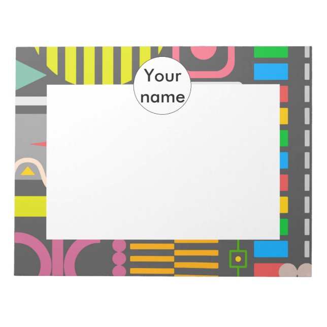 Bloc-note Formes diverses (Devant)