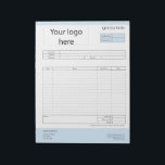 Bloc-note Formulaire de soumission professionnelle, facture<br><div class="desc">Formulaire devis d'entreprise,  facture ou bon de commande client</div>