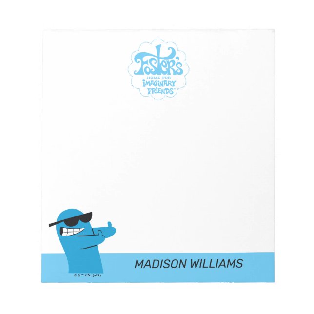Bloc-note Foster's Home for Imaginary Friends | Bloo est coo (Devant)