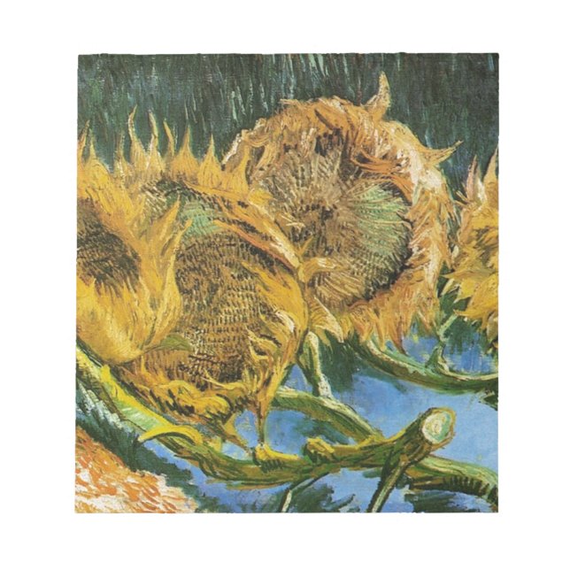 Bloc-note Four Cut Sunflowers (Devant)