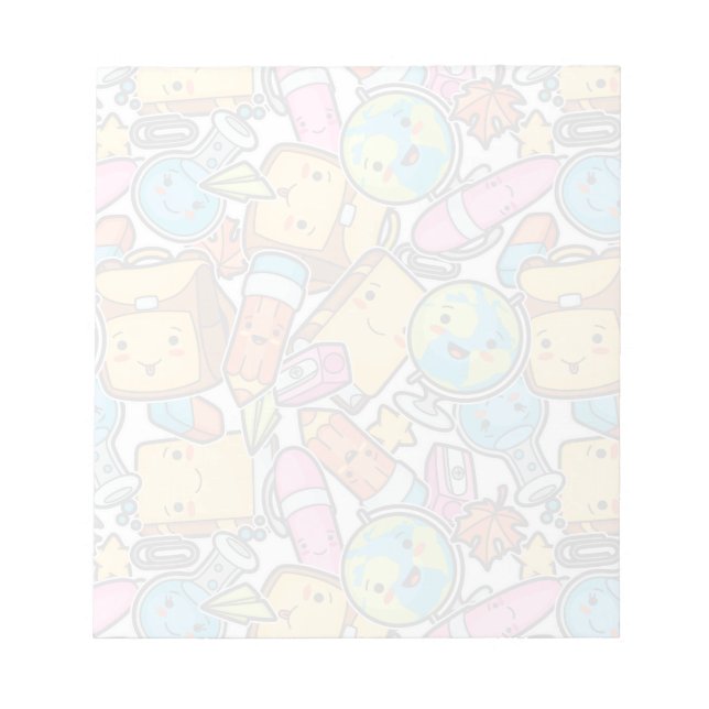 Bloc-note Fournitures scolaires Notes post-it du Motif (Devant)