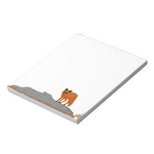 Bloc-note 🦊 Fox on the Rock Notebook / Notepad