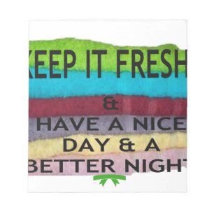 Bloc-note Fraîche et propre : éclat de couleur pour un nouve