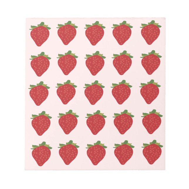 Bloc-note Fraises Fruit Fraises (Devant)