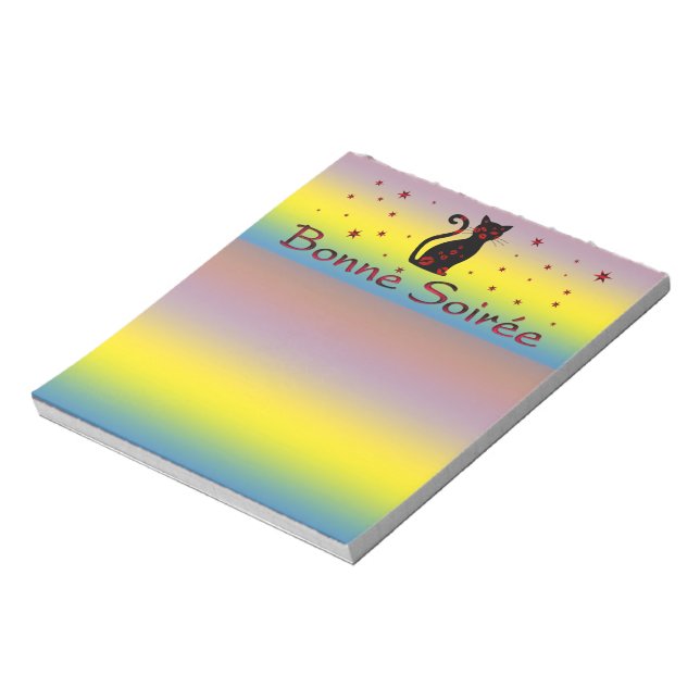 Bloc-note Français : Bonne Soiree (Tourné)