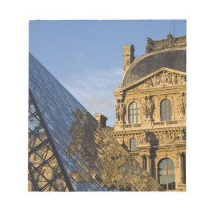 Bloc-note France, Paris, Musée du Louvre et la Pyramide,