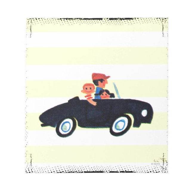 Bloc-note Frapper la route ouverte 3 (Devant)