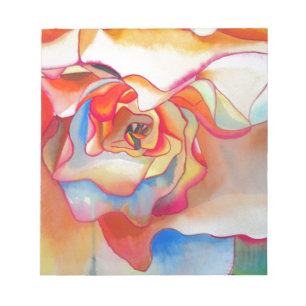 Bloc-note Fred martin begonia aquarelle
