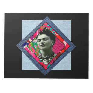 Bloc-note Frida Kahlo Retro Pink Denim